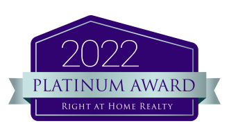 Platinum  Award. Right At Home is the Largest Brokerage in Ontario with over 5000 agents.