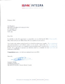 RE/MAX HALL OF FAME