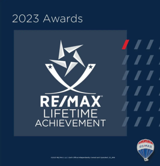 LIFETIME ACHIEVEMENT Award (2023; RE/MAX LLC)