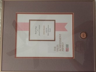 Sales Achievement Award