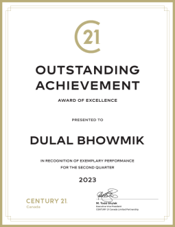 2023 Second Quarte Outstanding Achievement Award